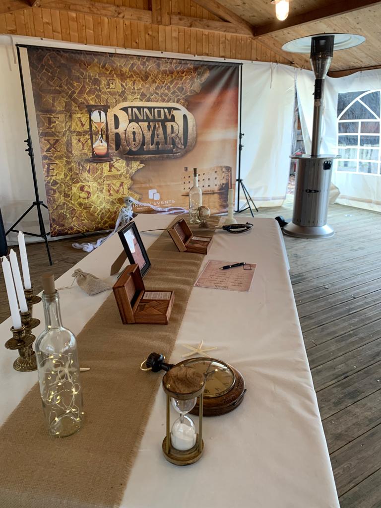 Lieu événementiel escape game Liège vue sur la Meuse depuis la Boverie · INNOV'events
