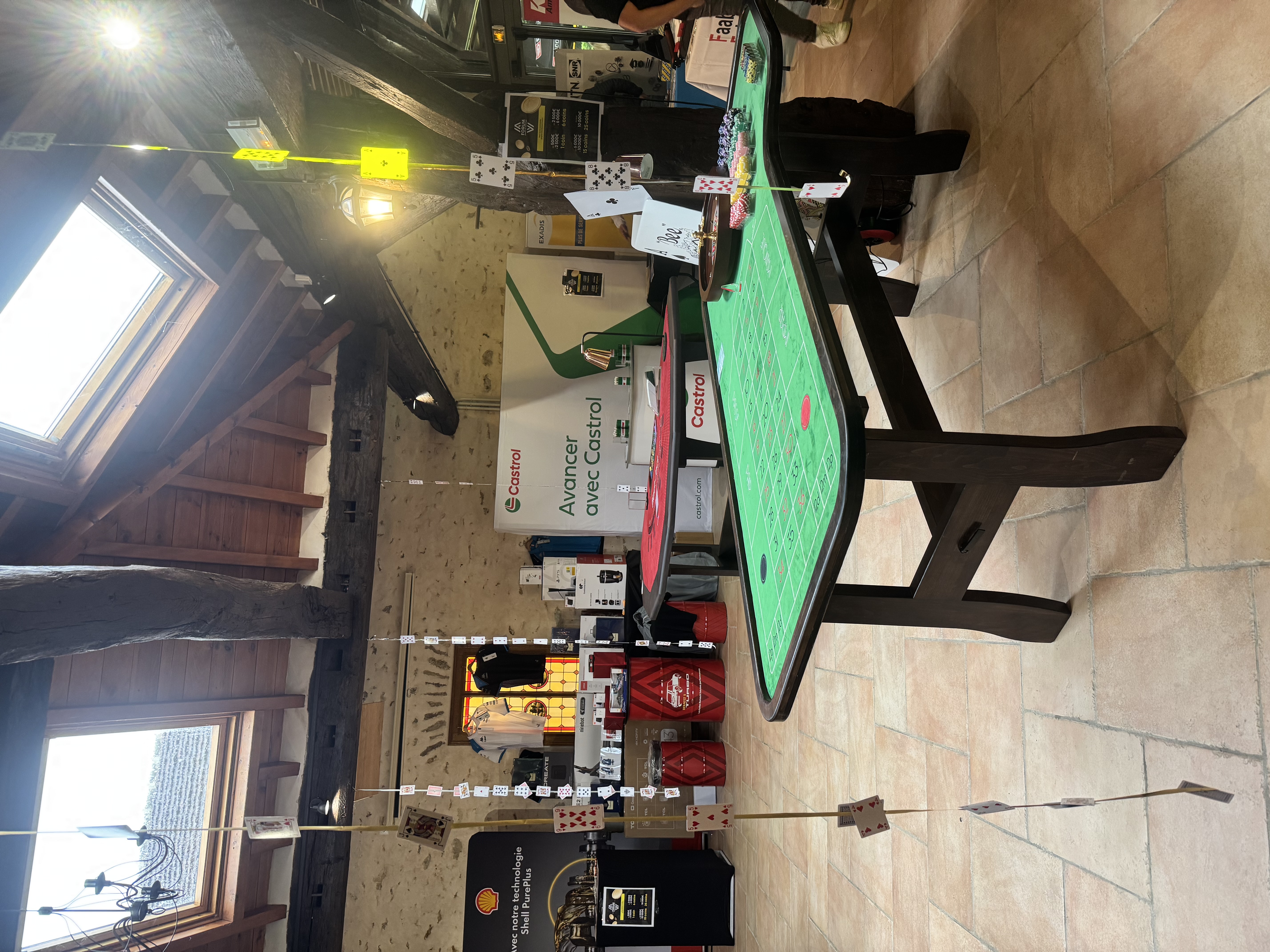 Soirée casino thématique animation casino Anvers tables de blackjack · INNOV'events