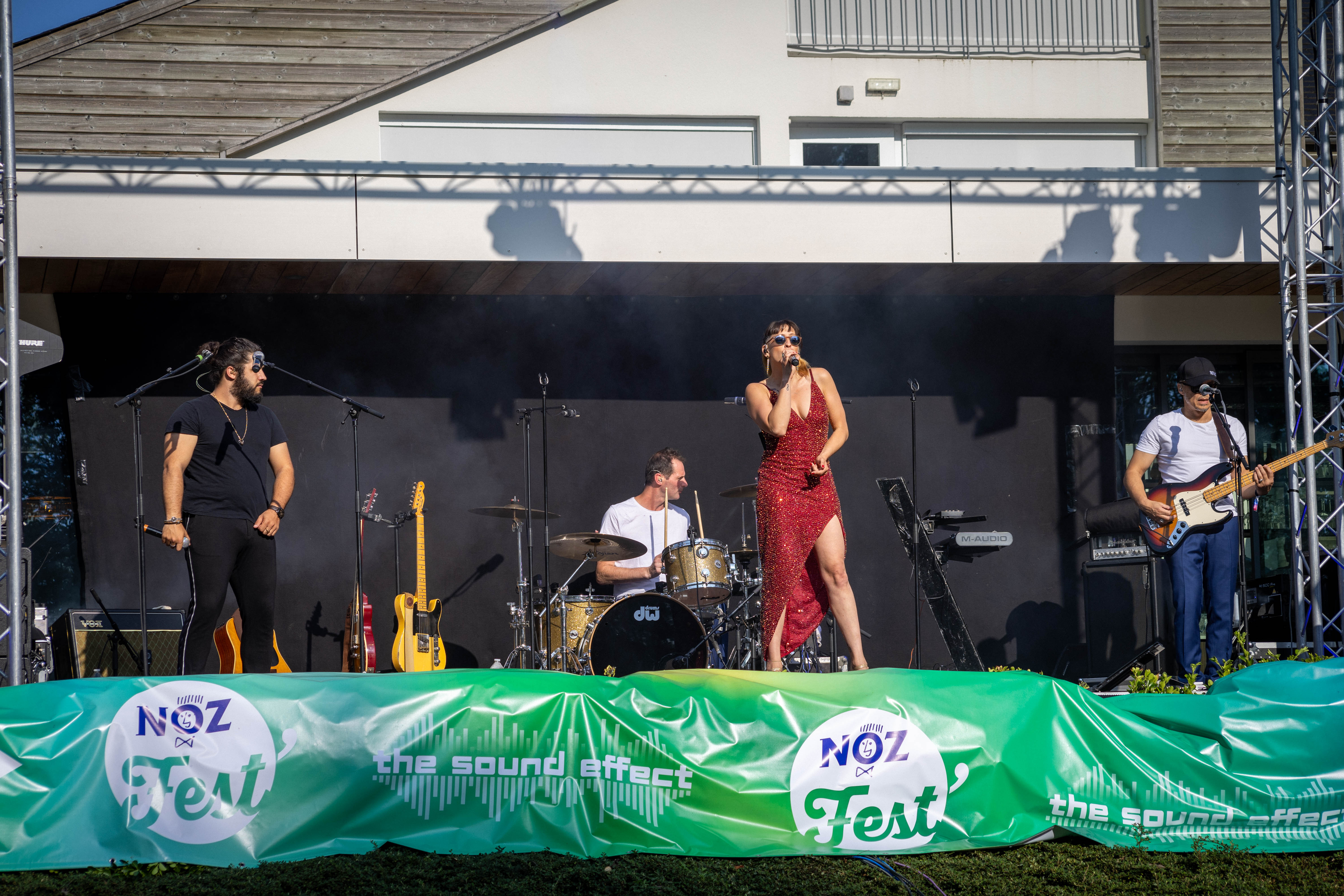 Outdoor geluidsinstallatie Schelde Antwerpen teamdag · INNOV'events