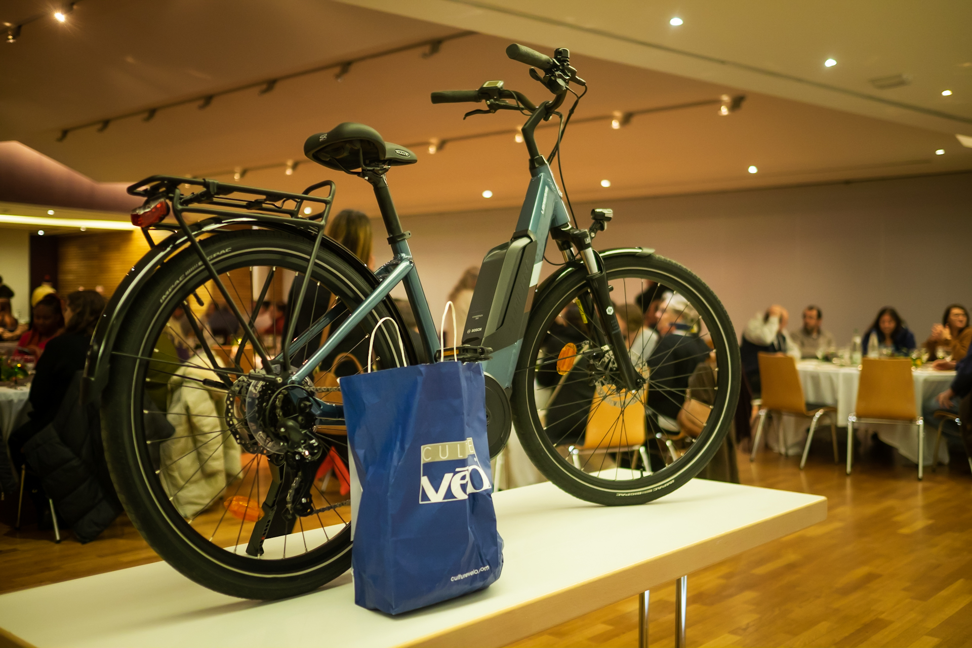 Product launch Liege press preview live demo station at Grand Curtius venue · INNOV'events
