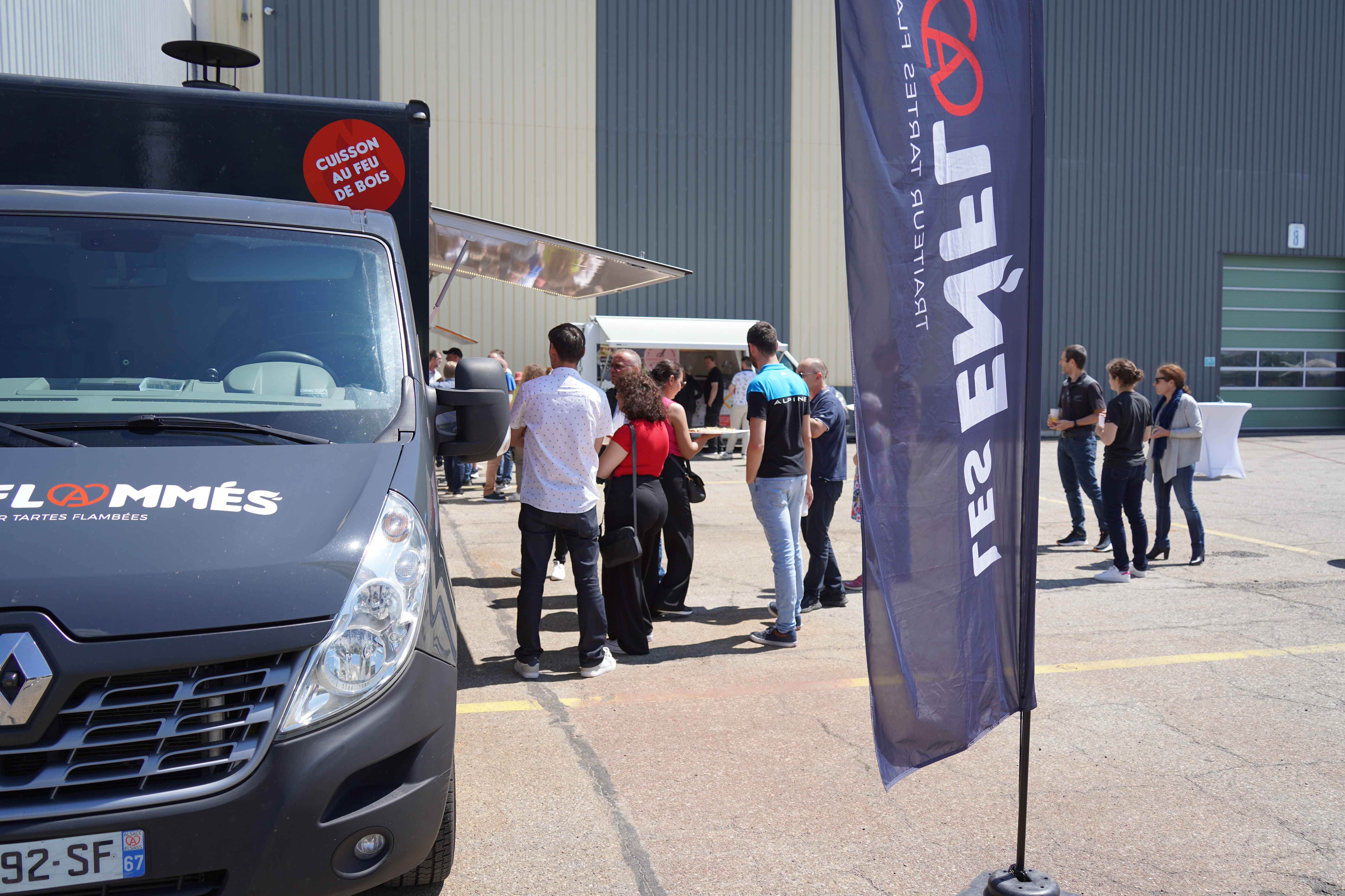 Culinaire teamchallenge Antwerpen foodtruck opstelling Stadspark · INNOV'events