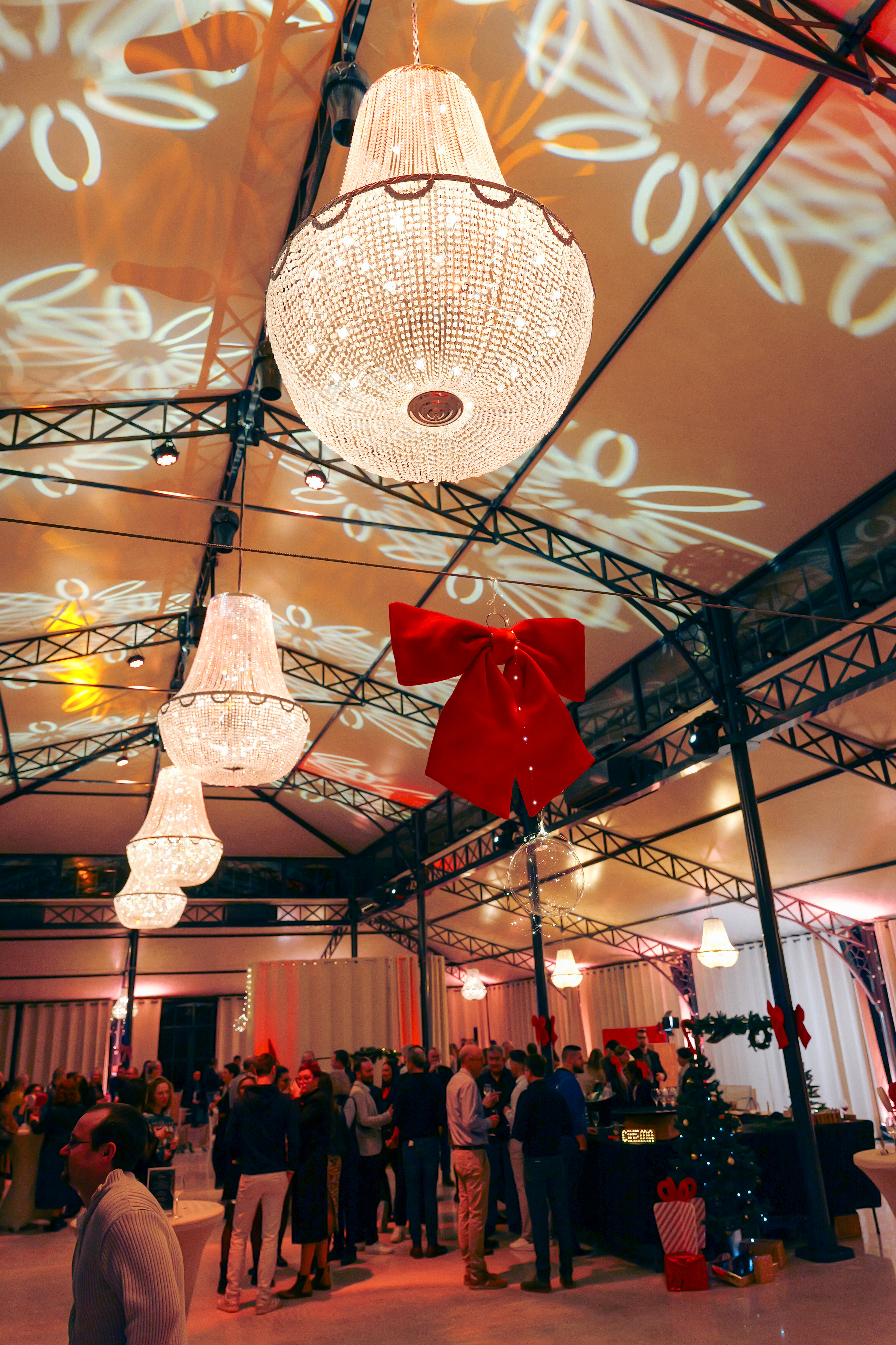 Nieuwjaarsreceptie Brussel staande receptie in historische feestzaal · INNOV'events