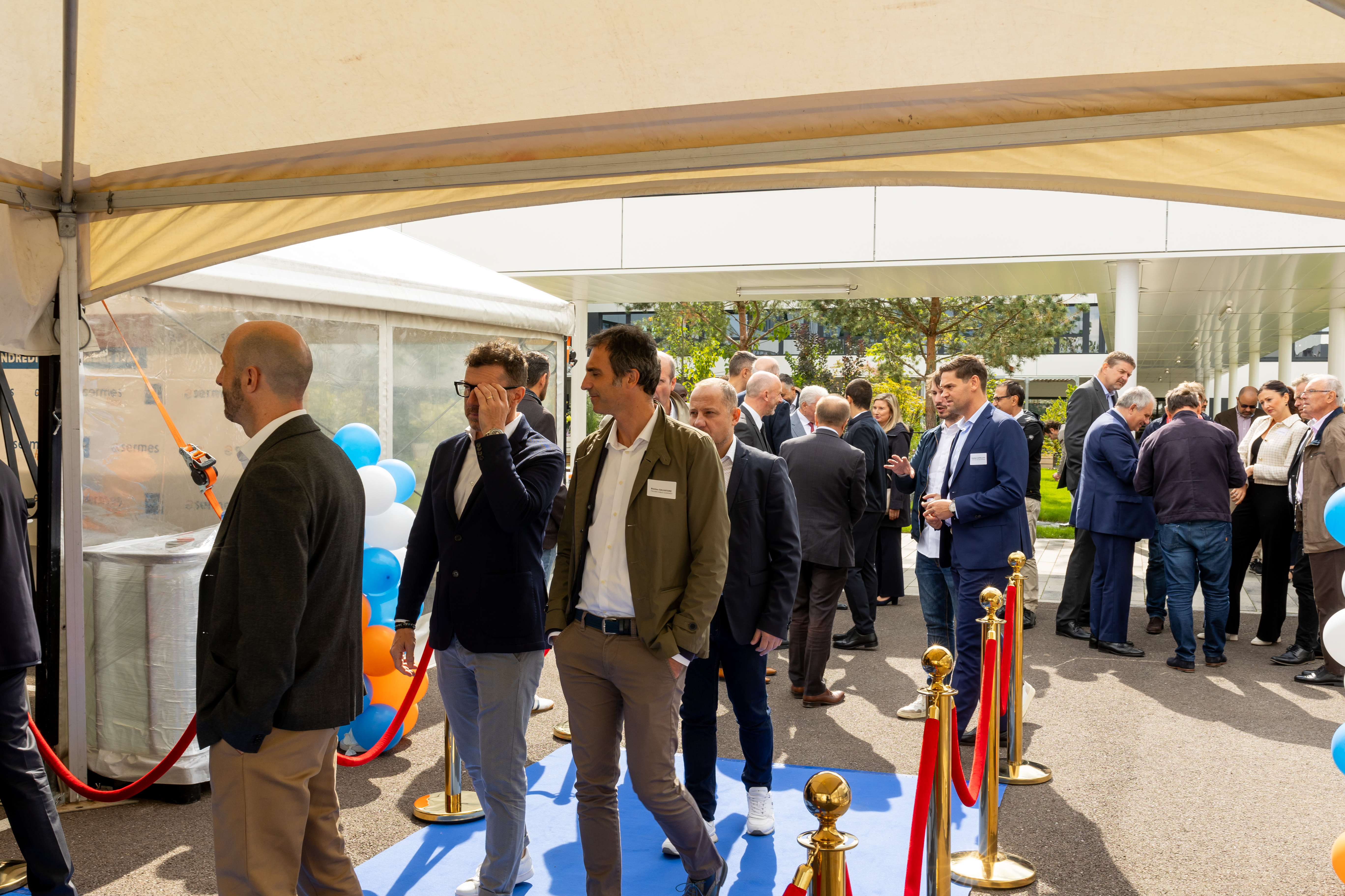 Feestelijke opening inhuldiging Antwerpen havenloods lint · INNOV'events