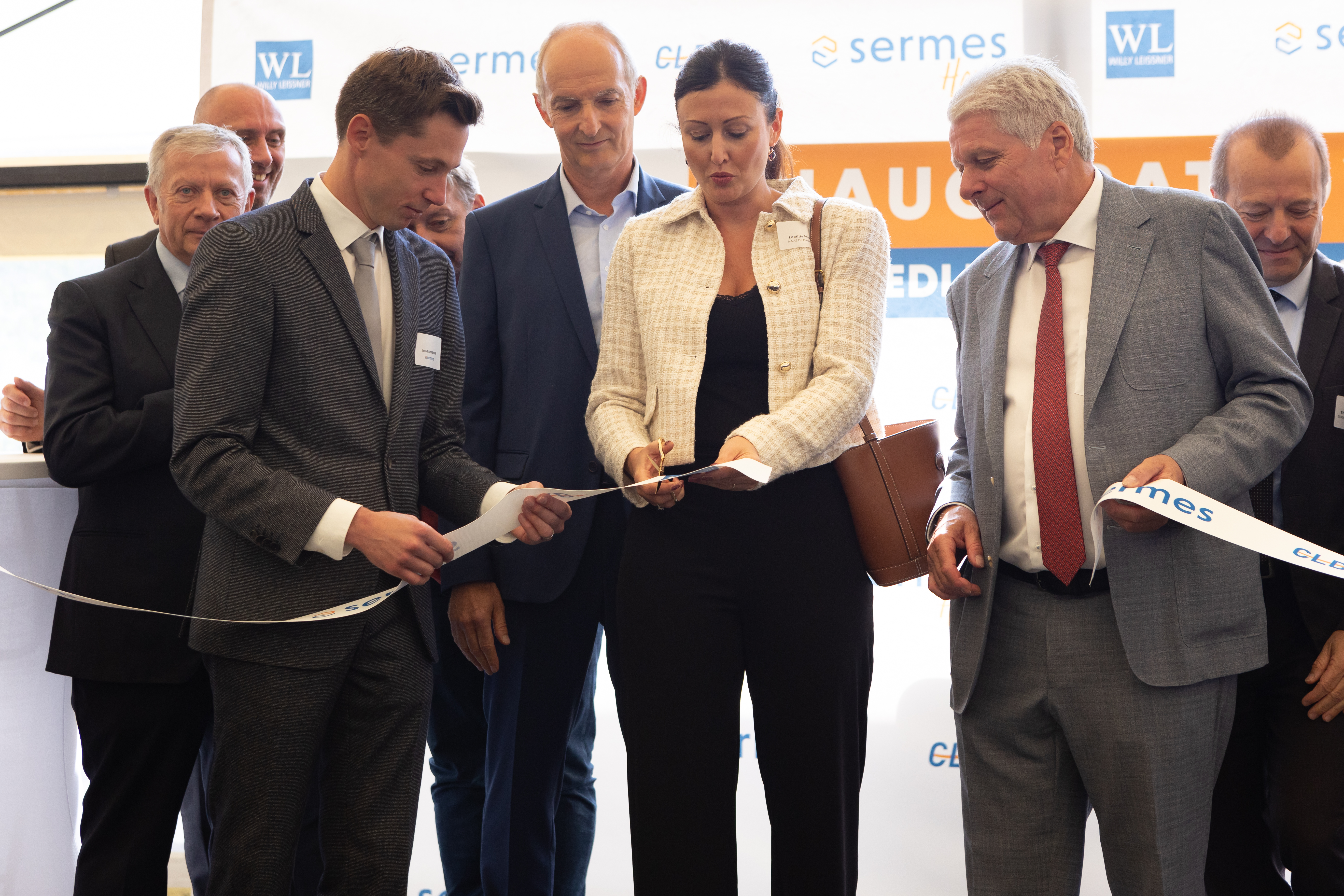Inhuldiging Antwerpen Eilandje havenloods decoratie podium · INNOV'events