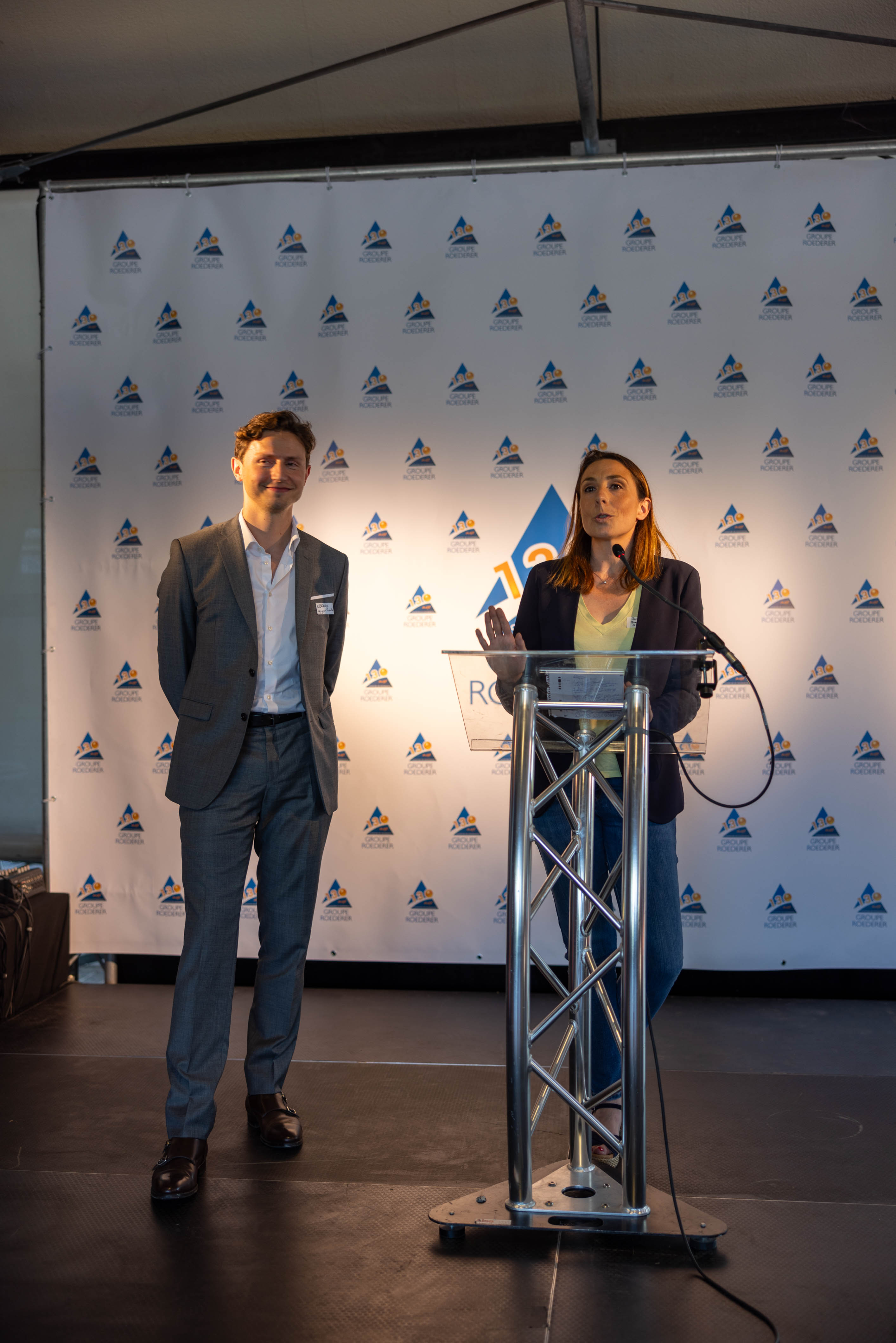 Stakeholder briefing event communication Liege Château de Colonster boardroom · INNOV'events