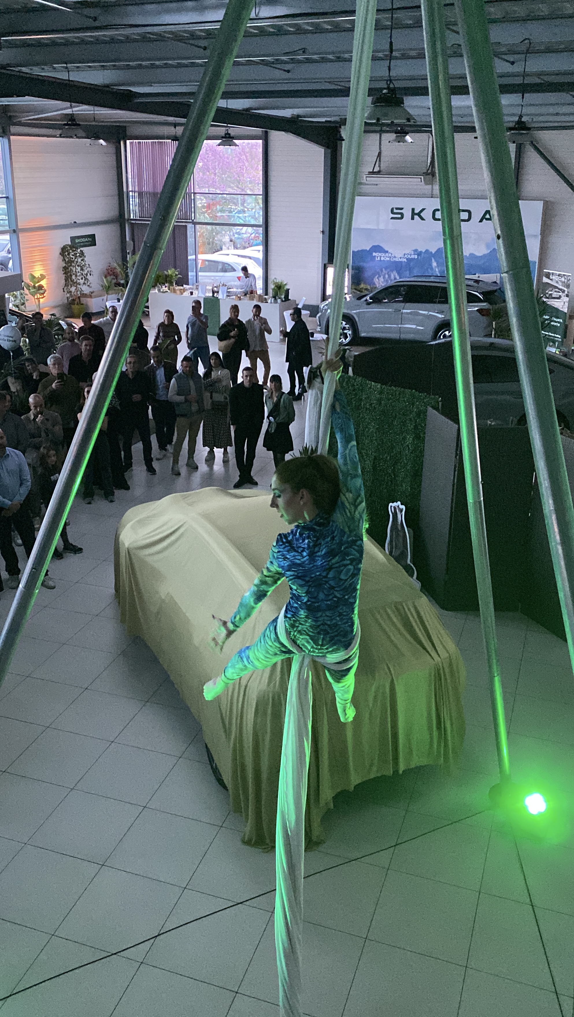 Productlancering België Brussel · merkpresentatie in industriële zaal · INNOV'events