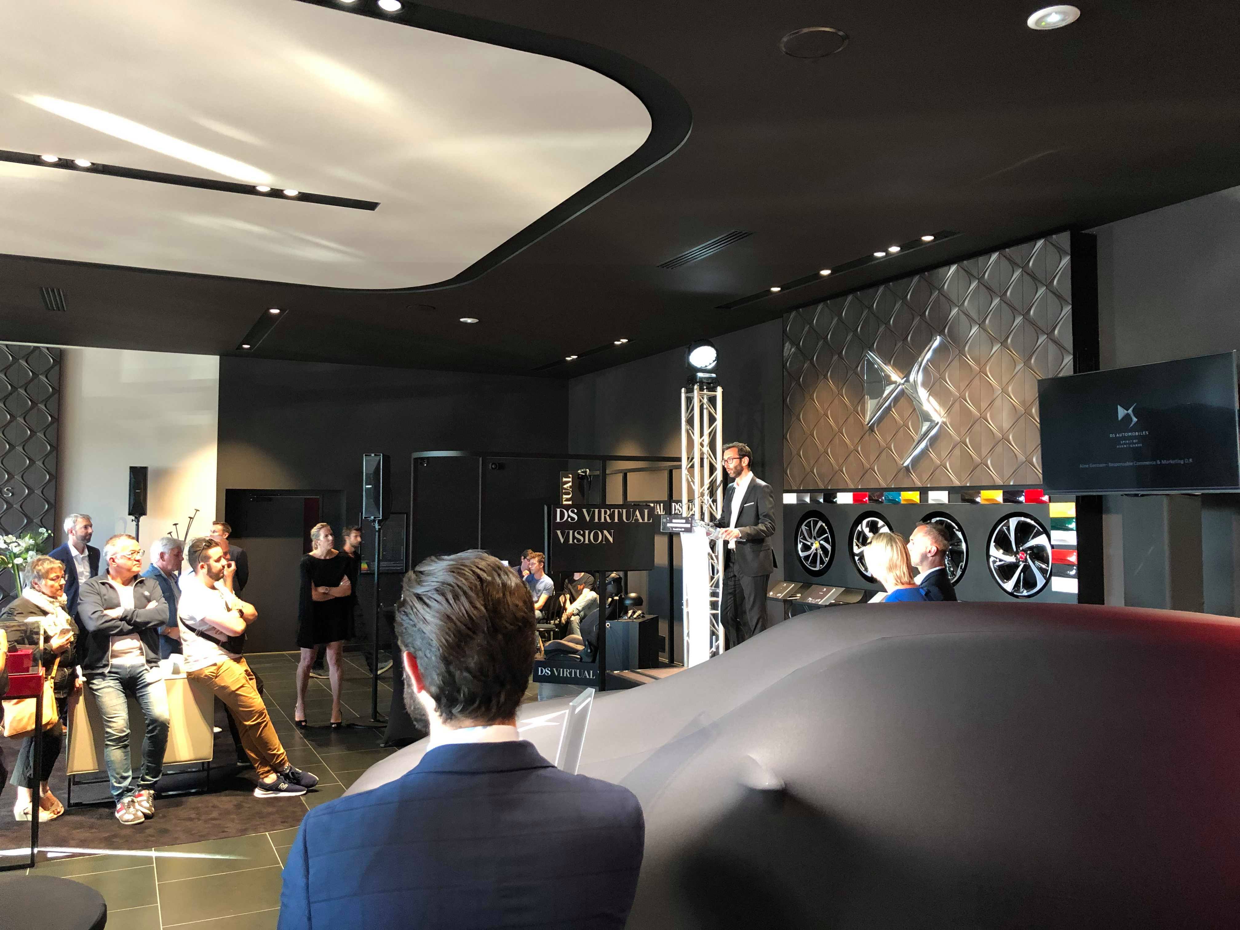 Product launch Antwerp MAS Museum event floor panoramic port view · INNOV'events