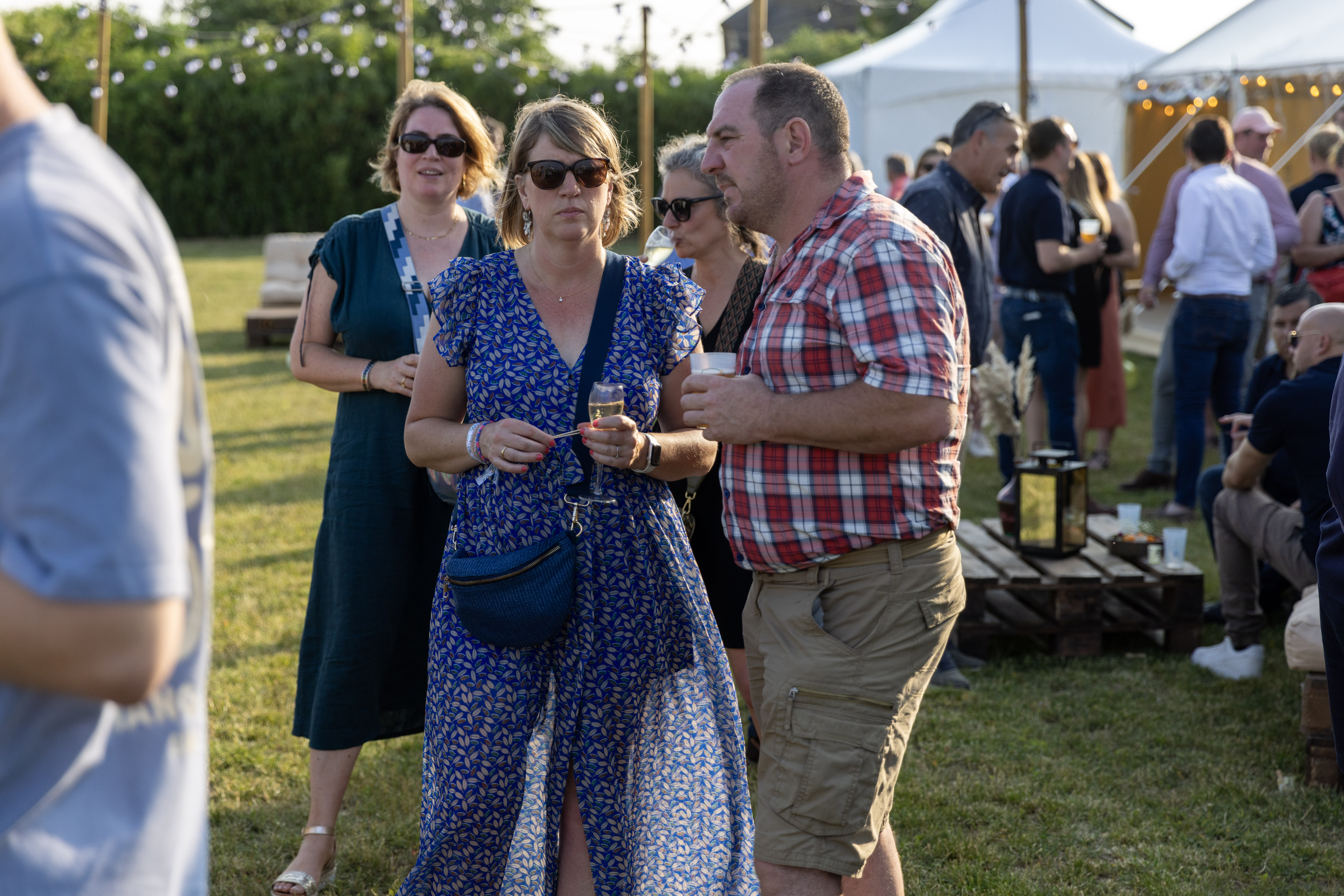Outdoor event Liege Château de Colonster estate summer reception · INNOV'events