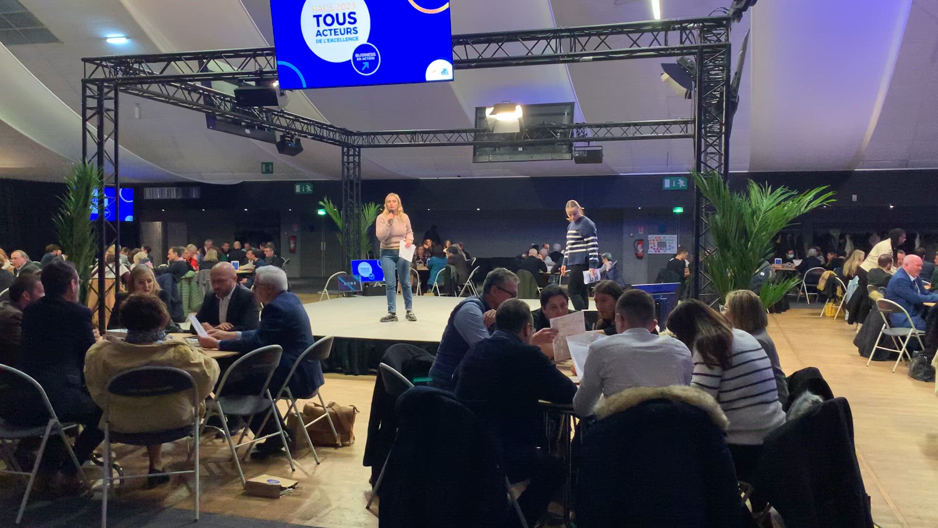 Klantendemonstratie brand activation bedrijfsshow Antwerpen MAS zaal · INNOV'events