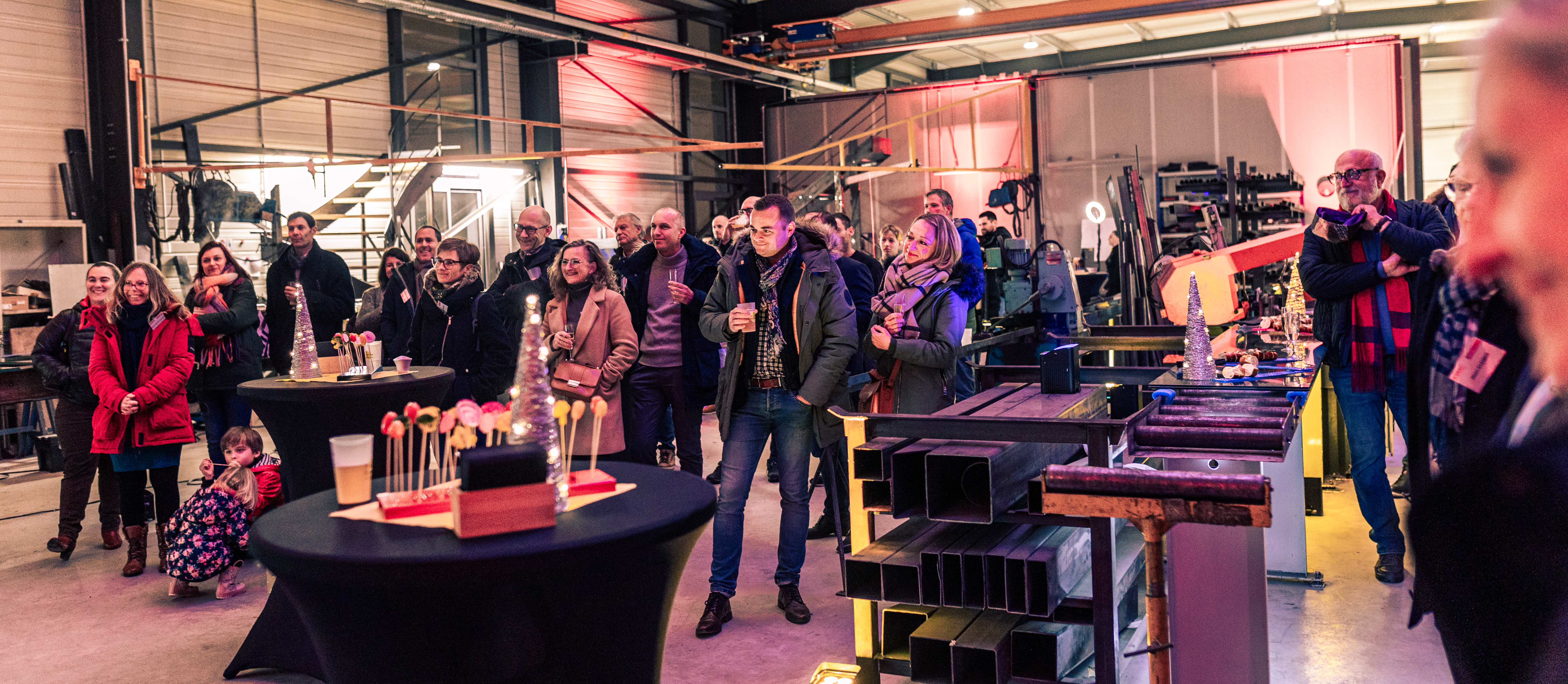 Animation feu d'artifice inauguration Bruxelles parvis Tour & Taxis · INNOV'events