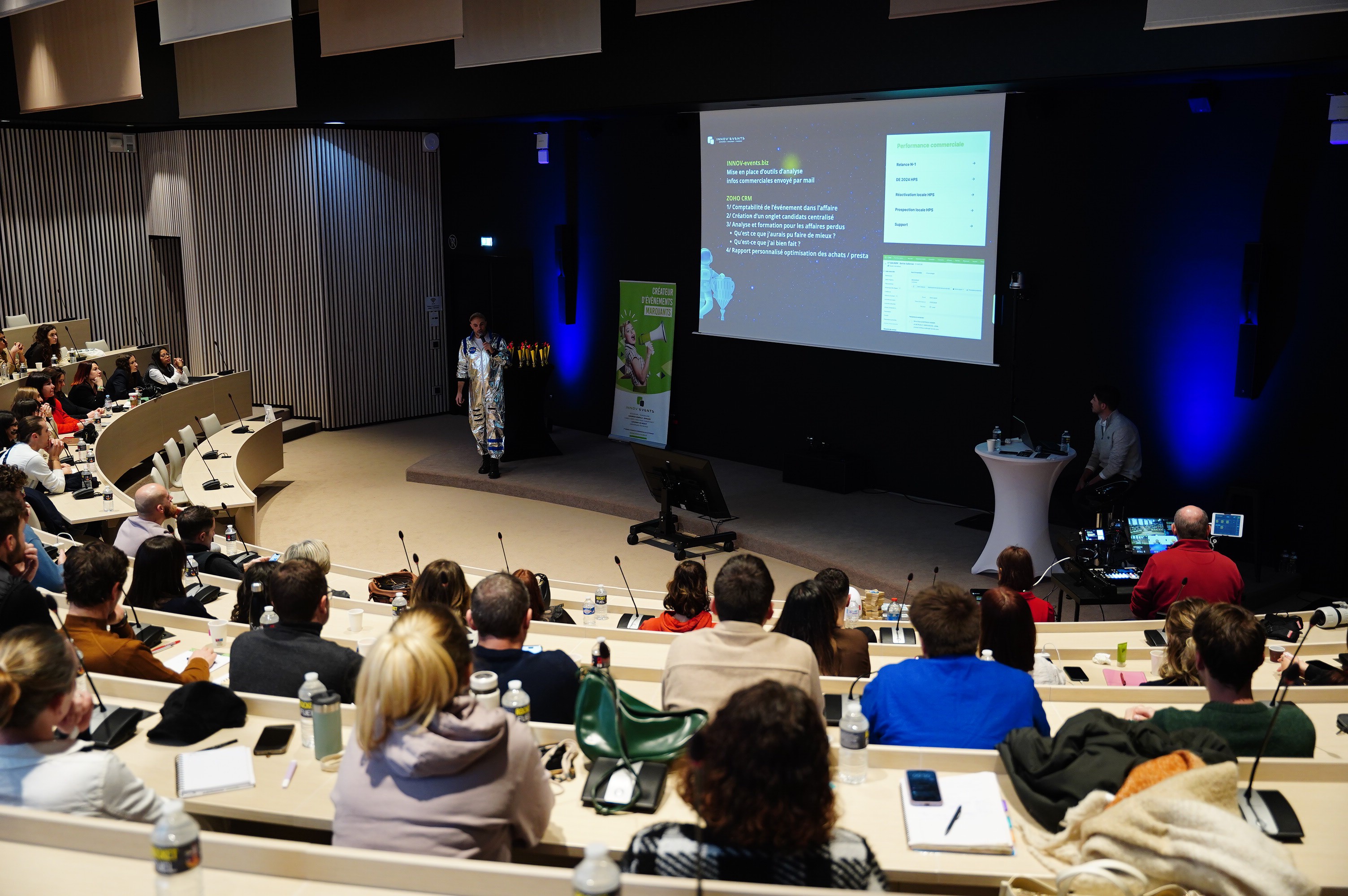 Interprète traducteur entreprise Liège soirée corporate Outremeuse · INNOV'events