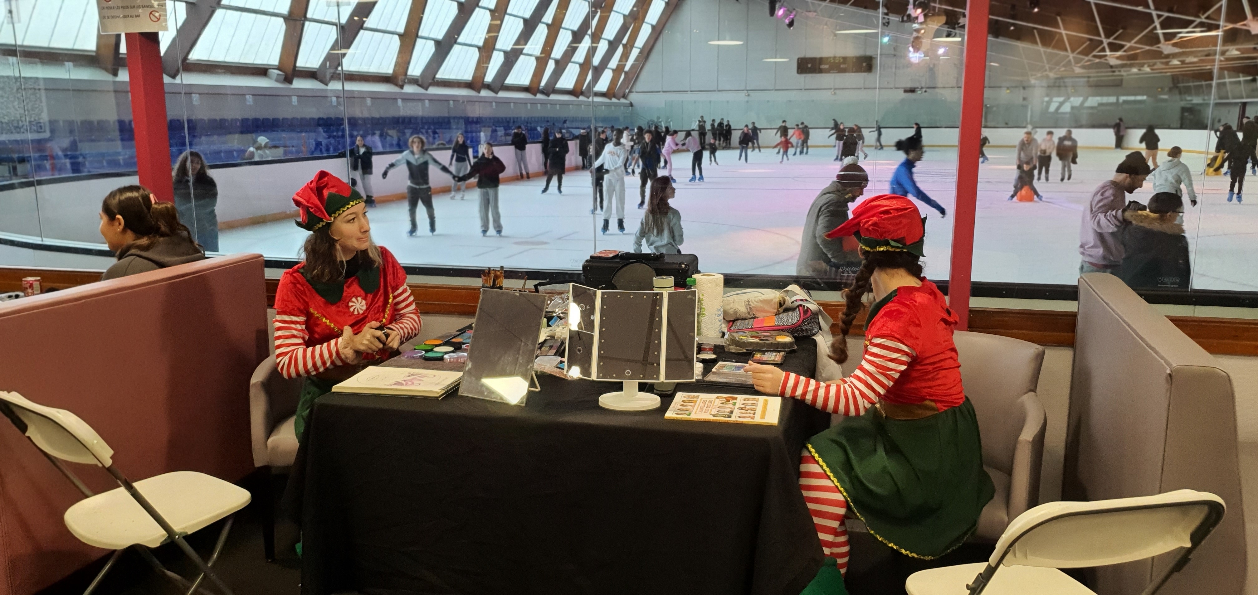 Skisimulator halve dag bedrijfsevenement Antwerpen competitie en scores · INNOV'events