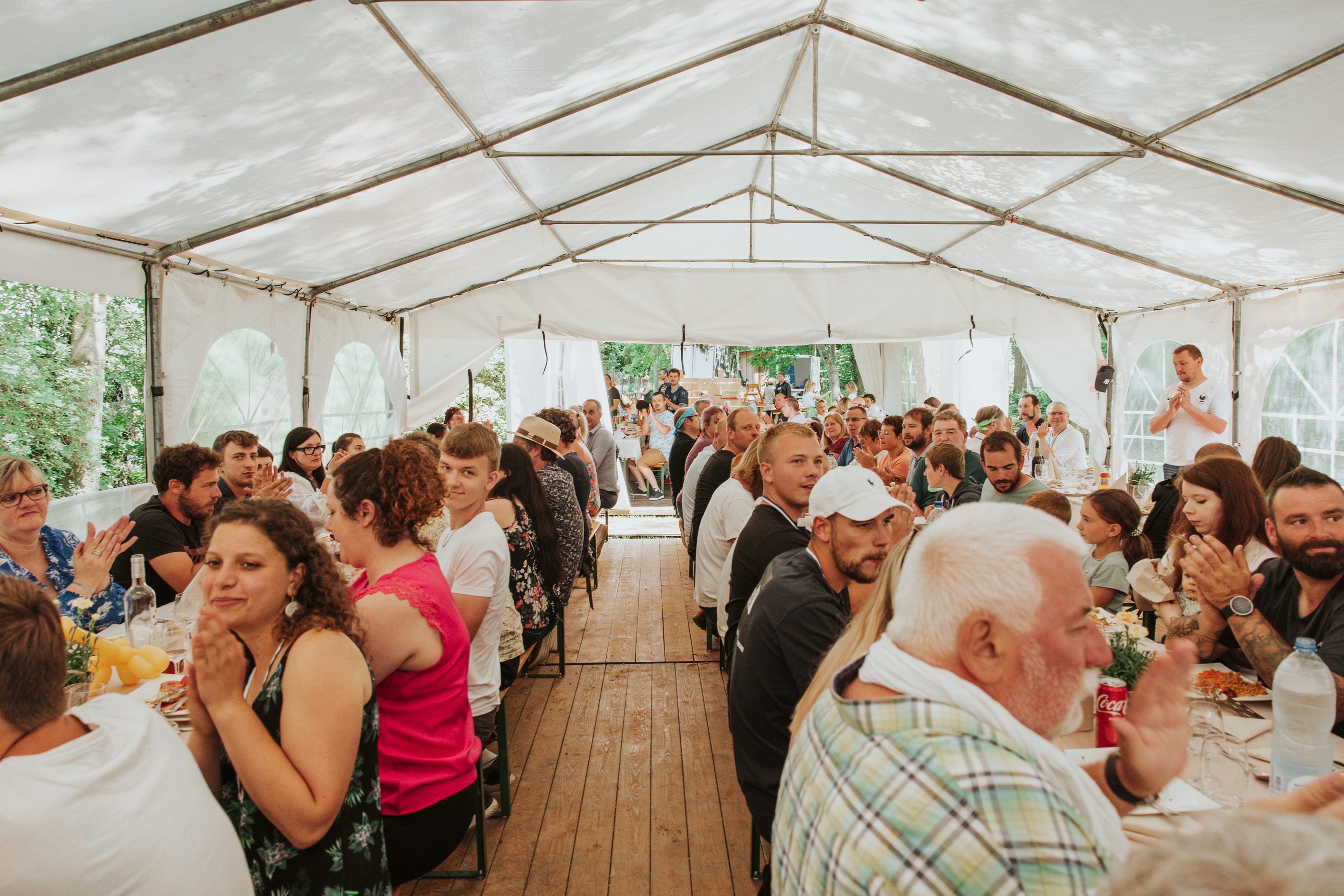 Lieu événementiel repas collaborateurs Liège vue Meuse terrasse estivale · INNOV'events