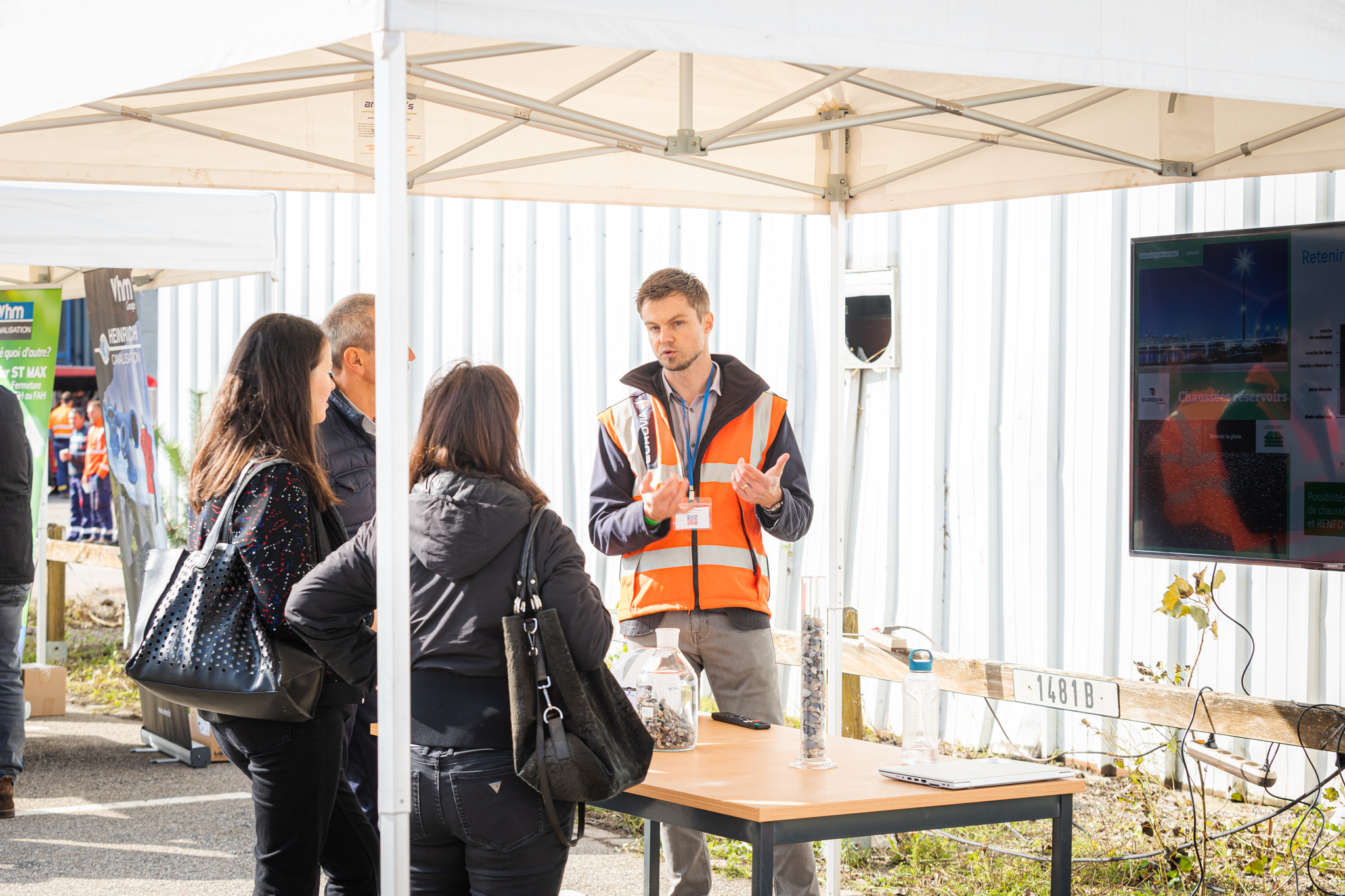 Trade show animatie Brussels Expo Brussel stand corporate · INNOV'events