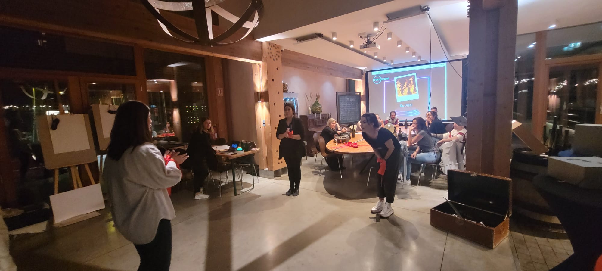 Seminar rental bedrijf België avonddiner historische zaal Val-Duchesse · INNOV'events