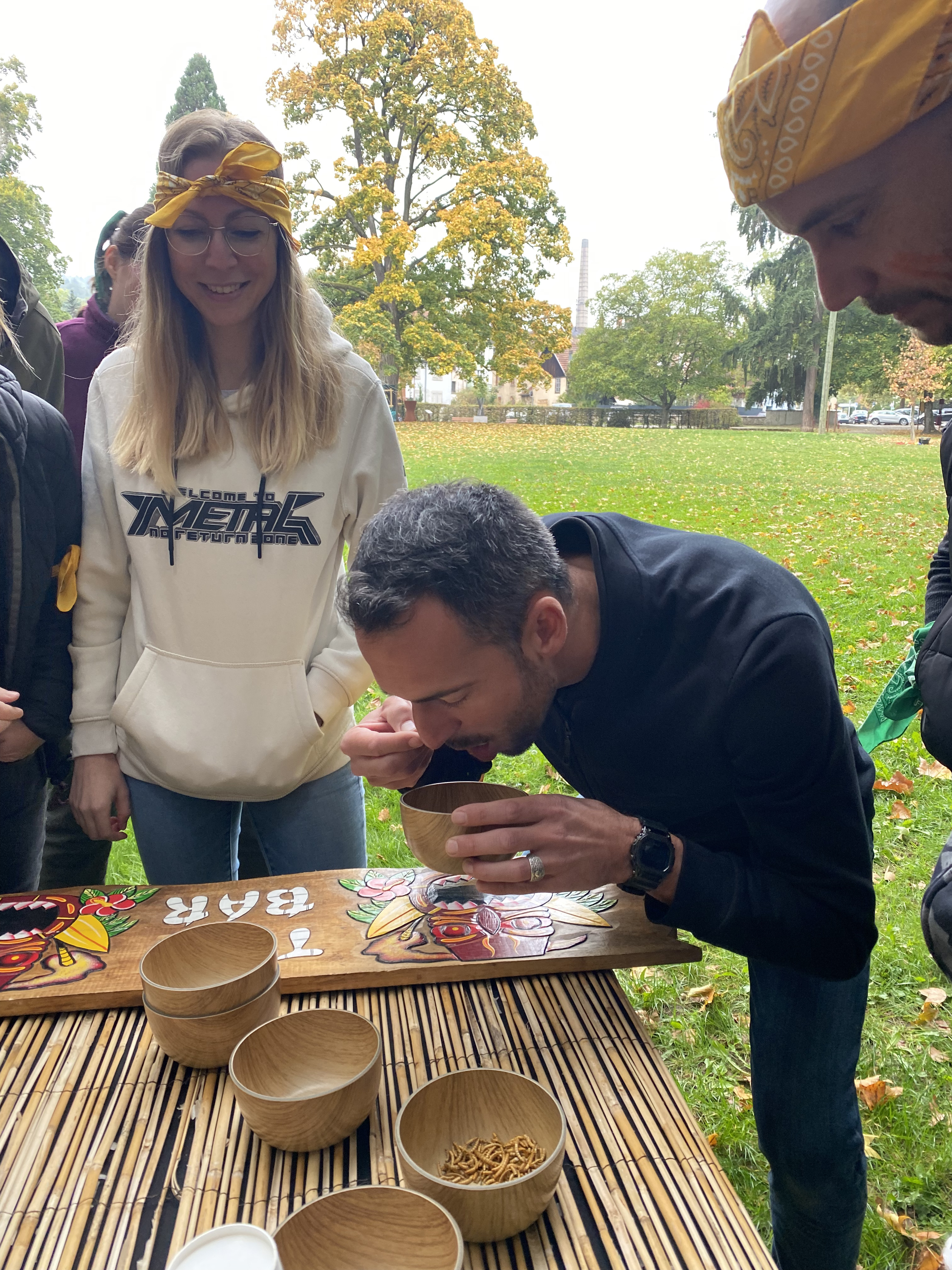 Bedrijfsproeverij Luik bier · vier teams scoren op een rotatieschema · INNOV'events