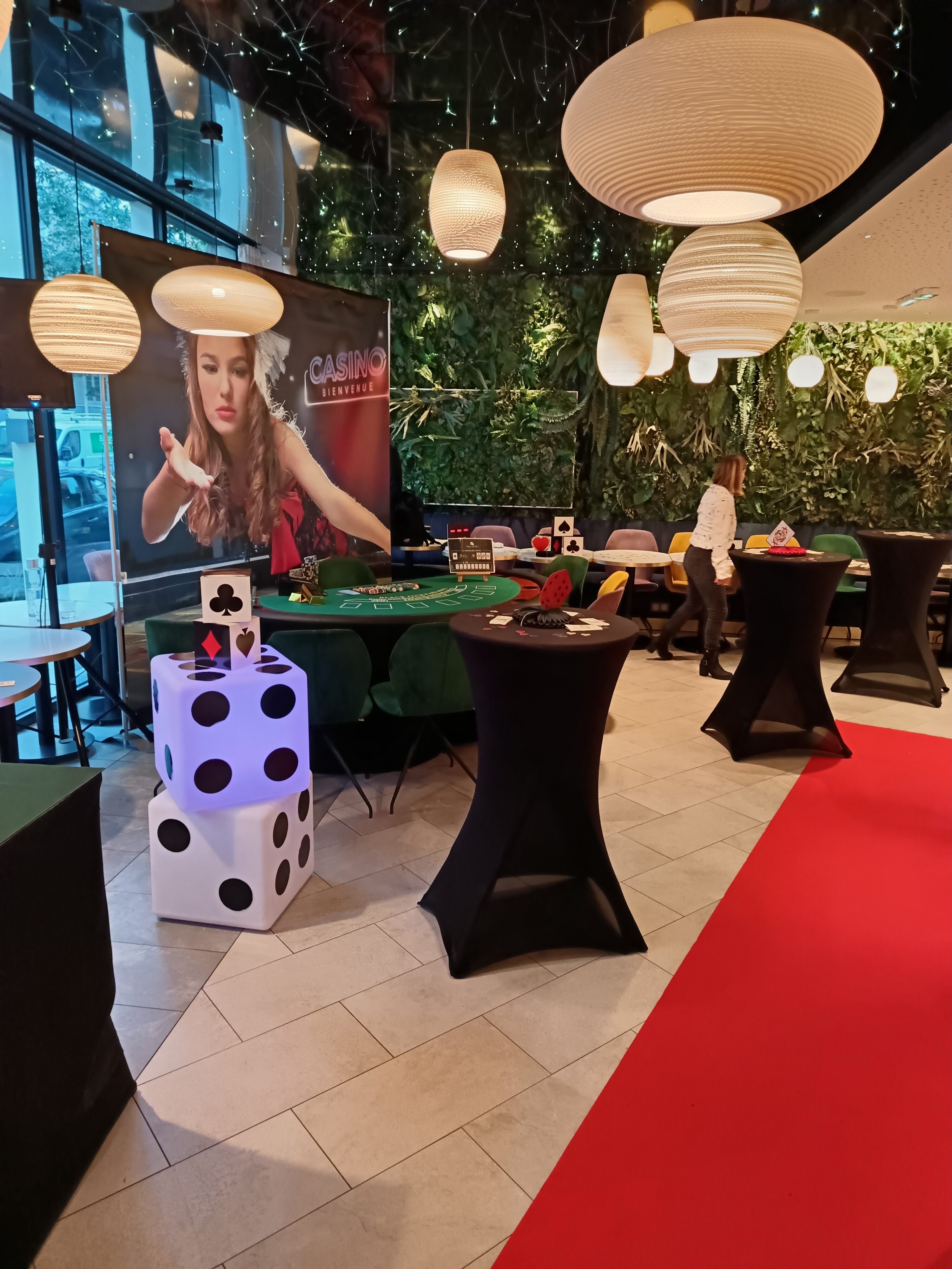 Roulettetafel casino avond Antwerpen Eilandje-locatie · INNOV'events organisatie van evenementen
