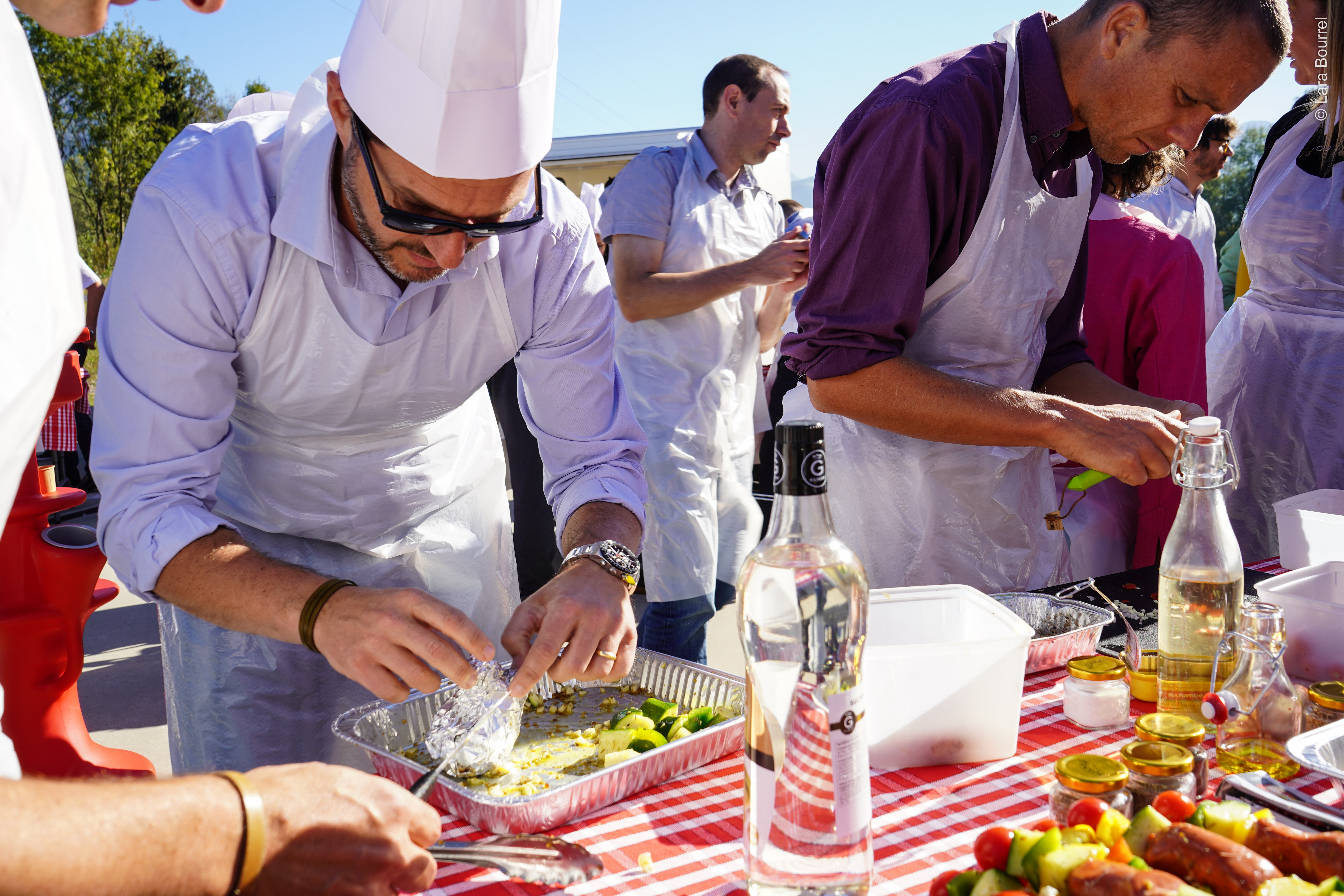 Lieu événementiel cours de cuisine type MasterChef Liège vue Meuse et quais · INNOV'events