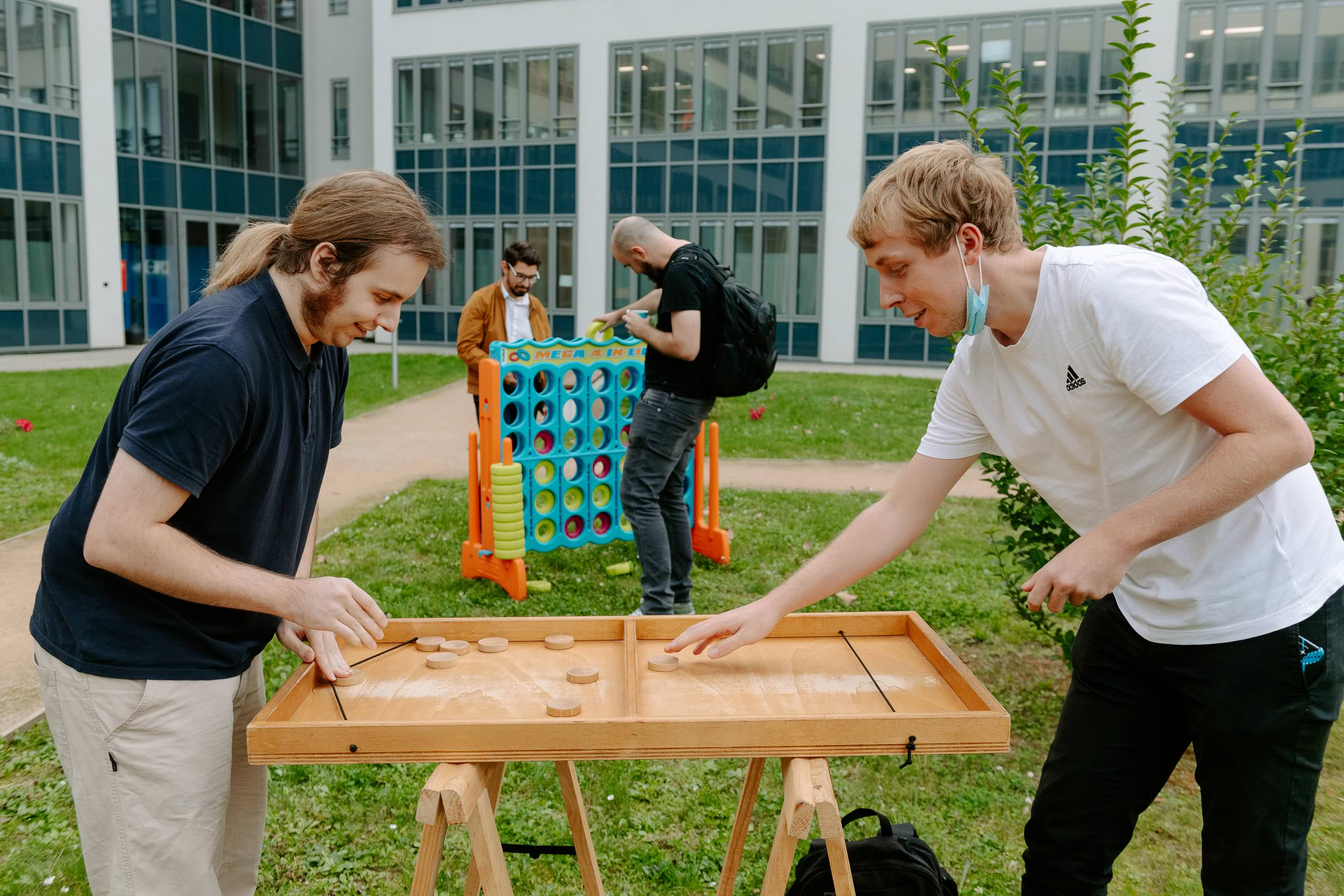 Locatie evenement reuzenspellen challenge Luik Parc de la Boverie groen · INNOV'events