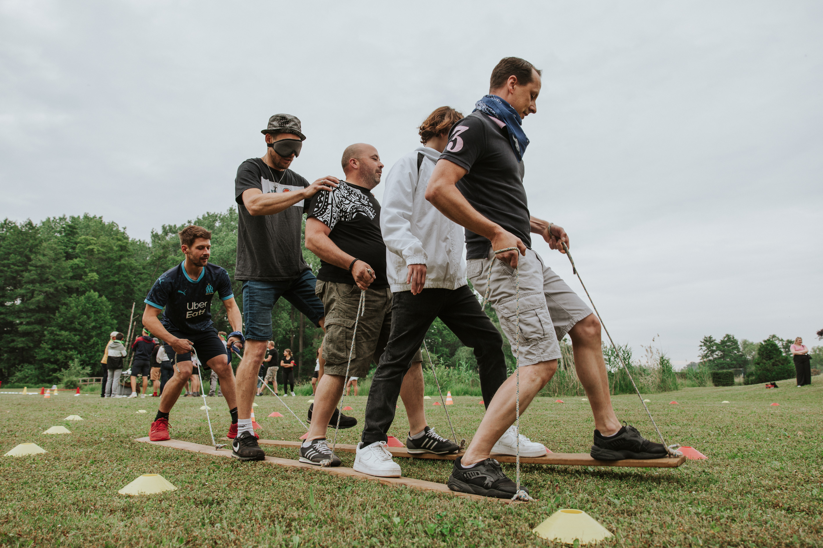 Teambuilding outdoor Antwerpen groepsuitdaging Eilandje Scheldekaaien · INNOV'events