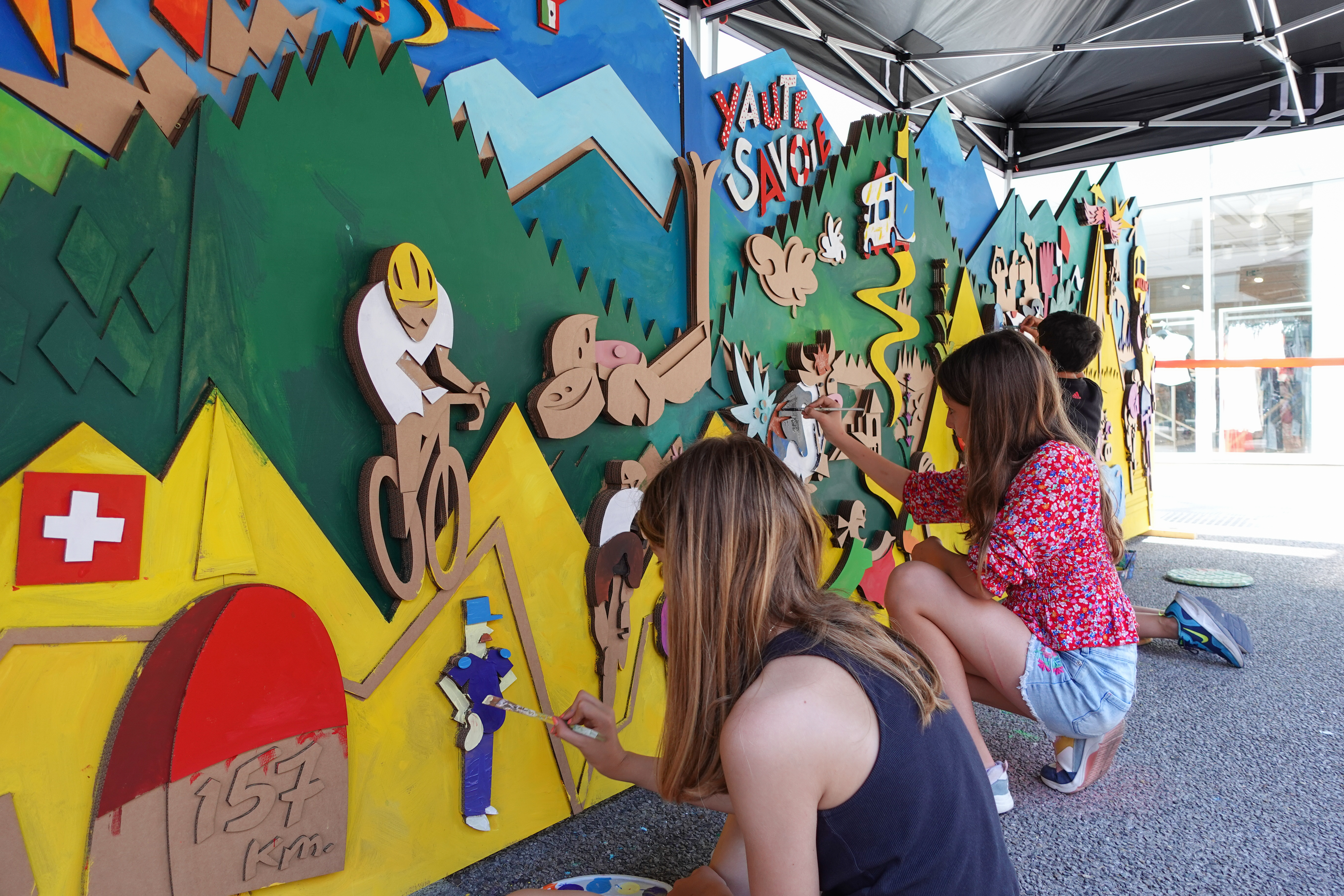 Solidariteitsactie bedrijf Luik Place Saint-Lambert · INNOV'events organisatie van evenementen